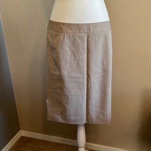 NWT - Banana Republic - beige pencil skirt